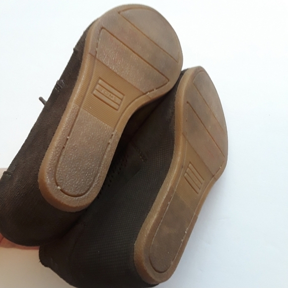 Toms hunter Green suede wedge booties size 5.5 - Picture 8 of 8